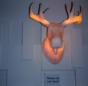 "Please do not feed!" Scandic - restaurant and bar in th e 3rd floor. © 2013, Muenzenberg Medien, Photo: Stefan Pribnow