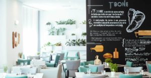 Taking a look into the T-bone restaurant at the Tivoli Oriente Lisboa hotel. © Minor Hotels