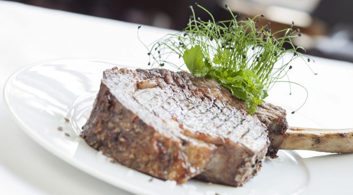 Wilson’s introduces U. S. Prime Rib as beef at its best to the hip city where they now say: Steak was yeaterday!