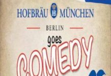 Cheers to the beer and the four funny fellows at “Hofbräu Berlin goes Comedy”