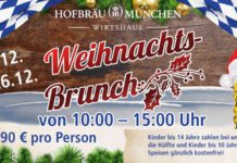 Christmas? Cherish it with Well-being! – Xmas Brunch 2017 at Wirtshaus Berlin Xmas brunch at the Hofbräu Munich - Wirtshaus Berlin 2017
