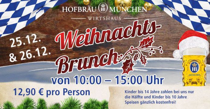 Xmas brunch at the Hofbräu Munich - Wirtshaus Berlin 2017