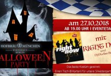 No Trick, its a treat! – Halloween party on October 27, 2018 at Hofbräu München, Wirtshaus Berlin