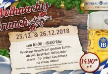 Xmas brunch 2018 at Hofbräu München Wirtshaus Berlin