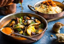 An abundance of aromas in the palate as part of an adorable culinary delight in the Berlin restaurant Layla by Meir Adoni