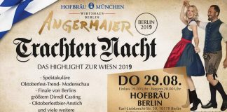 Soon it’s Bavarian Trachten Nacht at Hofbräu Berlin