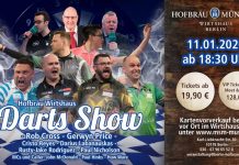 Rave and roar: Darts Show of Hofbräu München Wirtshaus Berlin with Voltage and The Iceman plus best Bavarian beer