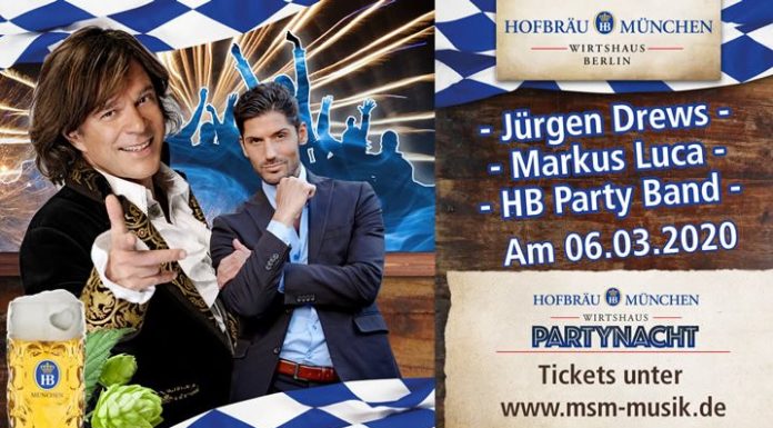 The King of Mallorca holds court – party night with Jürgen Drews and Markus Luca at the Hofbräu Wirtshaus Berlin