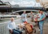 Pub grub and oysters – Five restaurateurs work together on the embankment terrace of Berlin’s Schiffbauerdamm