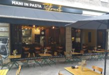 An evening with three four-course menus in the Ristorante “Mani in Pasta” in Berlin-Kreuzberg