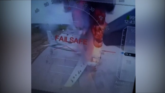 Drone attack by Ukraine on the RF on 1.6.2025 Source: Ukrainian secret service, place and date of recording: RF, 1.6.2025