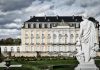 Rulers from Paris and Berlin at Augustusburg Palace engage in horse-trading over war for plunder in the struggle for raw materials